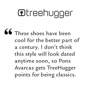 These shoes have been cool for the better part of a century. I don't think this style will look dated anytime soon, so Pons Avarcas gets TreeHugger points for being classics.