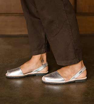 Pons silver sandals
