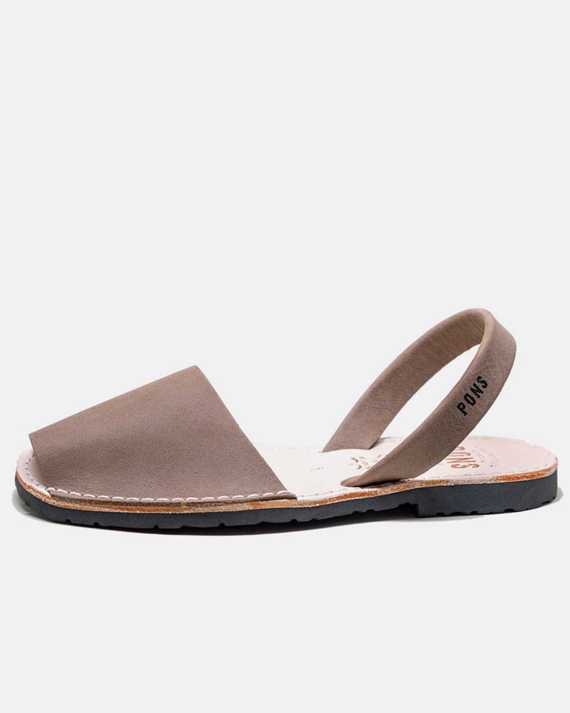 Taupe Sandals, Pons Shoes Basic