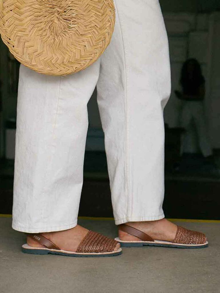Pons Woven Leather Avarca Sandals – New!