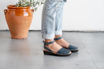 Pons Shoes Mediterranean in French Blue