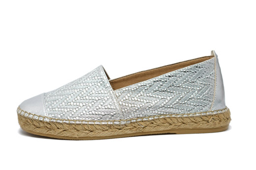 White and store gold espadrilles