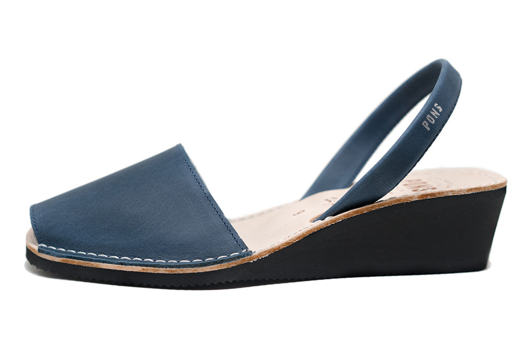 Wedge French Blue Avarcas