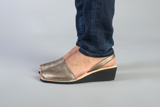 Wedge Metallic Bronze Avarca | Avarcas USA