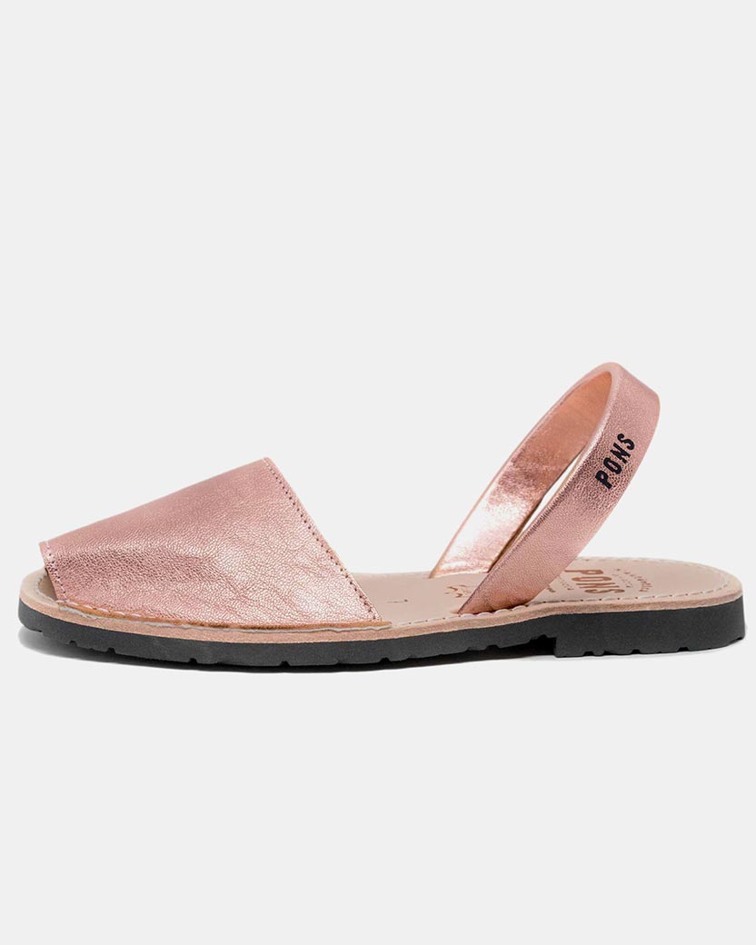 Avarca Pons Classic Women's Sandals - Taupe, Handmade In Menorca, Leather & Rubber - View #6