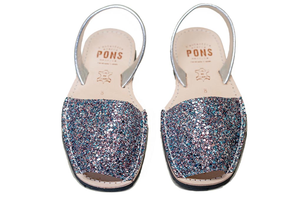 Pons Classic Style Glitter Joy Avarca Sandals for Women | Avarcas USA