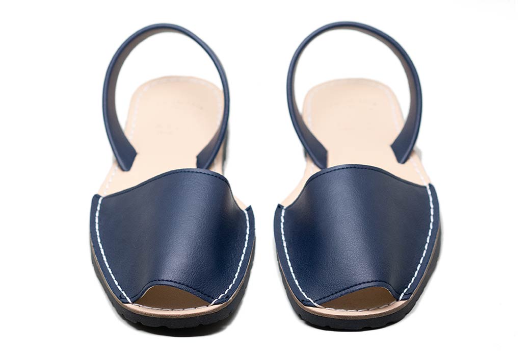 Classic Style Vegan French Blue Avarca | Avarcas USA