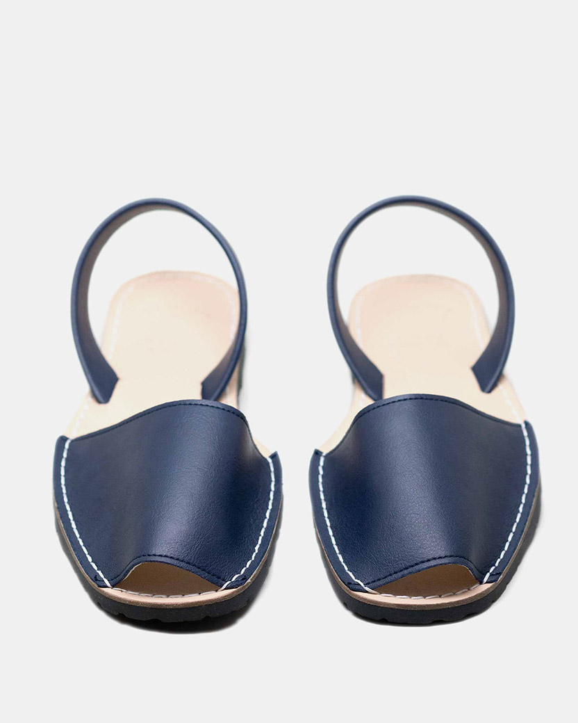 Pons Classic Style Vegan French Blue Avarca Sandals for Women | Avarcas USA