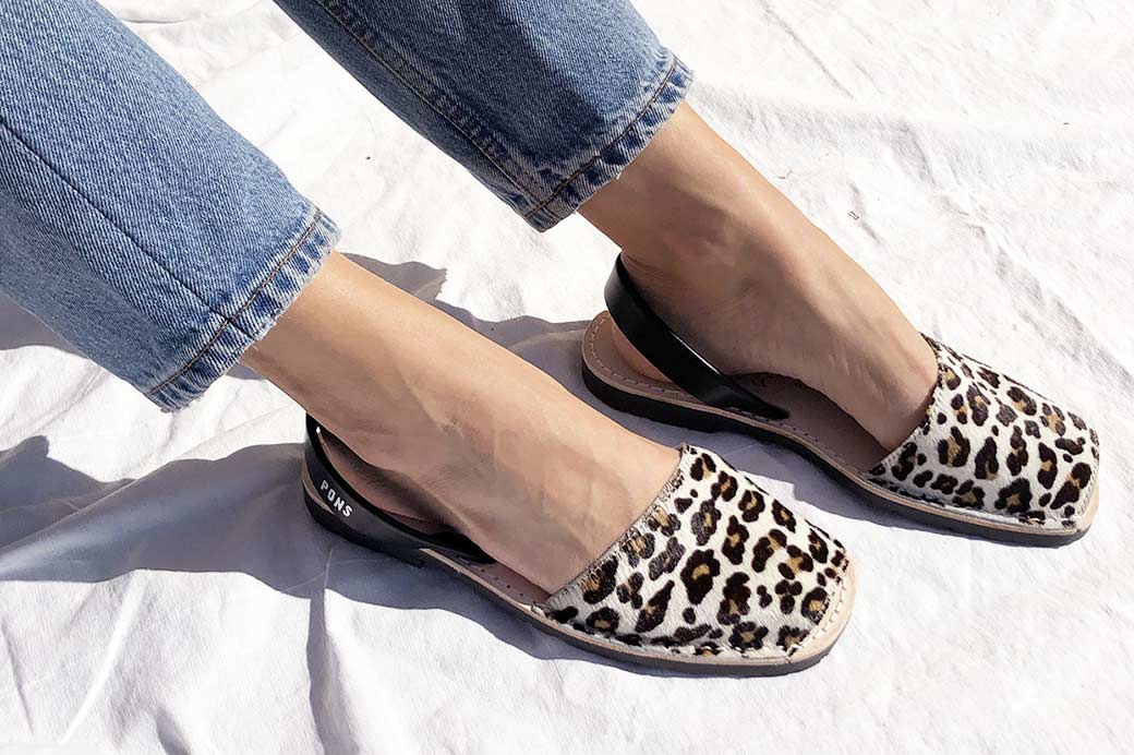 Pons Classic Style Animal Prints Leopard Avarca Sandals for Women ...