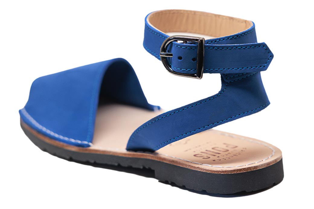 Pons Classic Strap sandal in Royal Blue