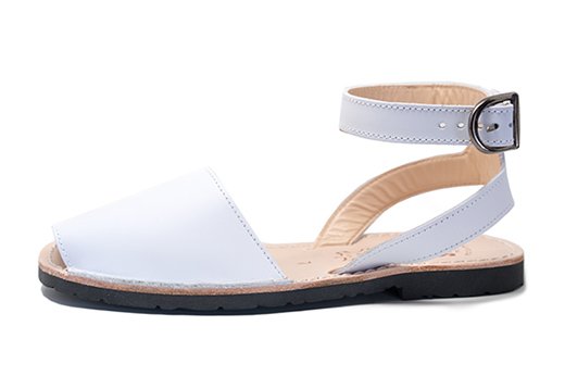 Pons Classic Style Strap Lava Avarca Sandals in Natural Leather for Women