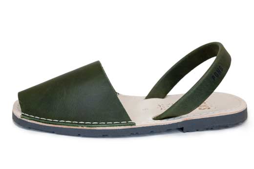 Classic Style Men Forest Green Avarcas