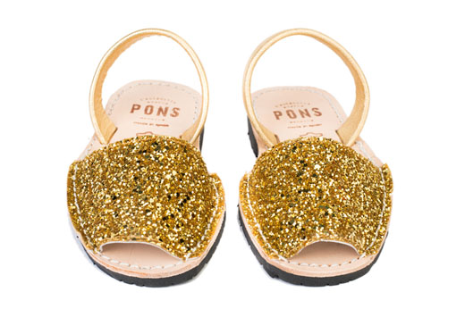 Outlet FINAL SALE - Classic Style Kids Glitter Gold