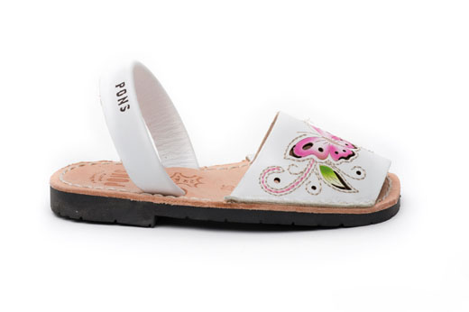 Outlet FINAL SALE - Classic Style Kids Butterfly White