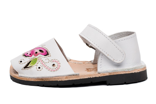 Outlet FINAL SALE - Frailera Style Butterfly White