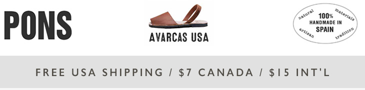 Avarcas USA — Official Pons Shoes in USA