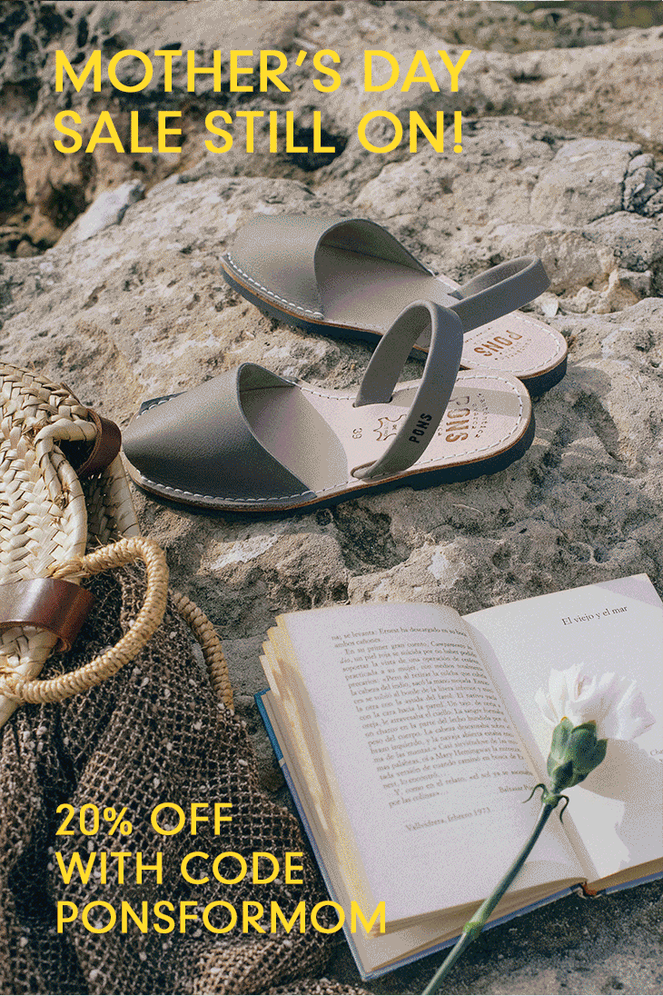 Mother's Day Sale 20% Discount with Code ponsformom