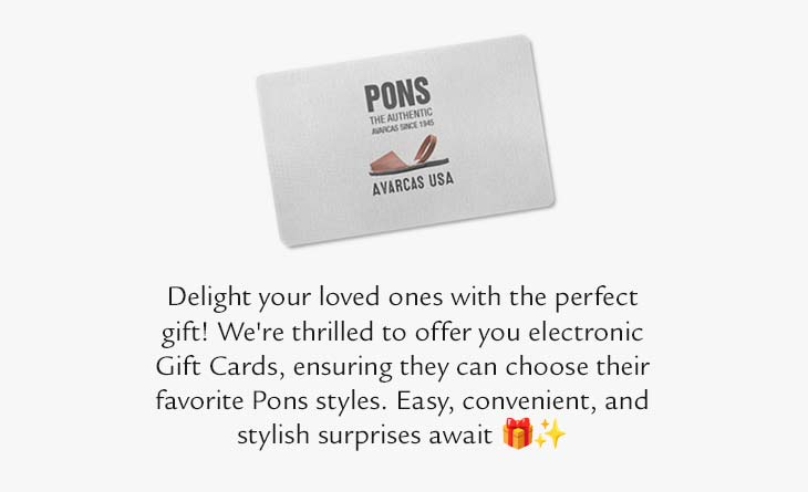 Pons Gift Card - AvarcasUSA