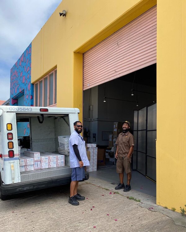 Pons orders heading out from the warehouse