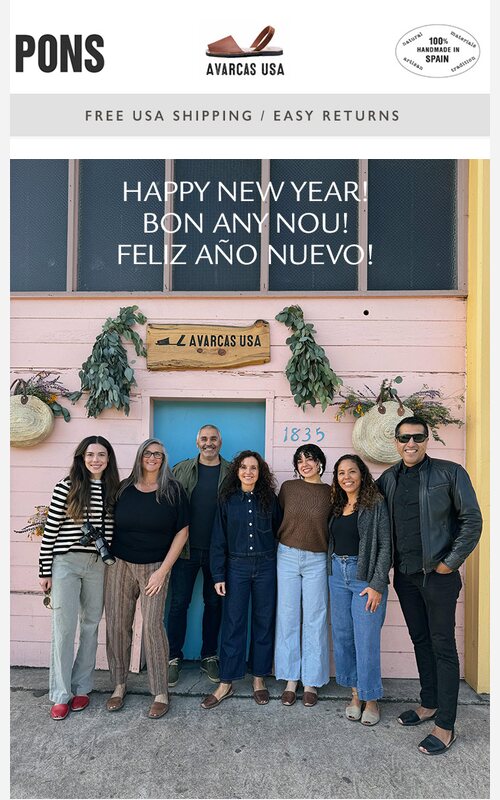 Avarcas USA newsletter from December 30, 2024