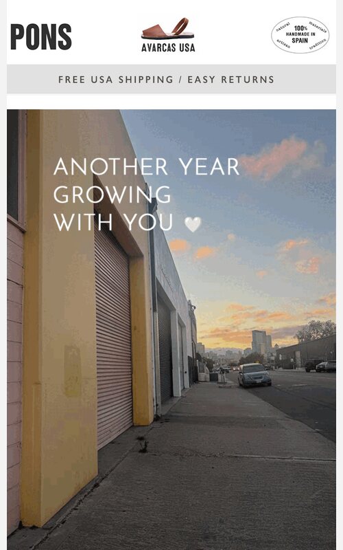 Avarcas USA newsletter from December 31, 2025